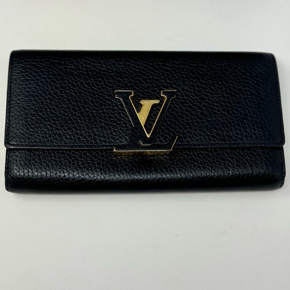 💯Authentic Louis Vuitton Capucines GM black Noir Tote Bag - Picture 12 of 14